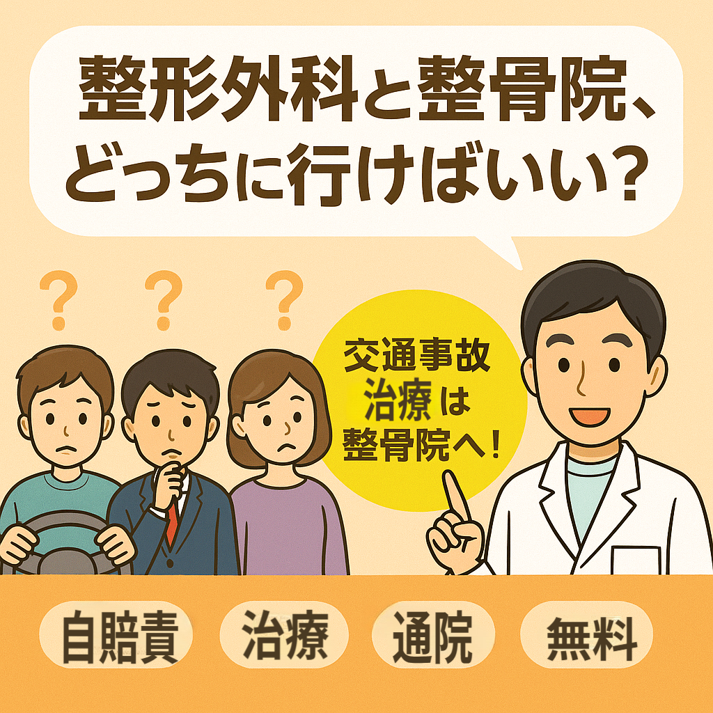 整形外科と整骨院どっち？？？
